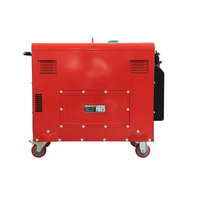 Générateur diesel silencieux TAVAS DG9500E 7 kW, refroidissement par air, démarrage automatique, 220 V 50/60 Hz, régulateur AVR et ATS pour usage domestique