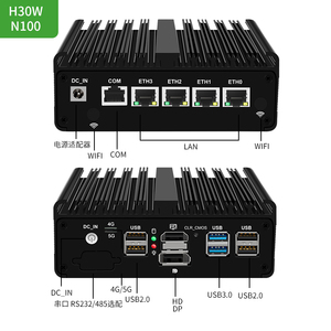 Mini PC BKHD Fanless H30W 4 LAN I226, Intel N100 4 Núcleos 4 Hilos, 4G y 5G, Mini Computadora, Router, Firewall, Pfsense, X86 - Product Image 4