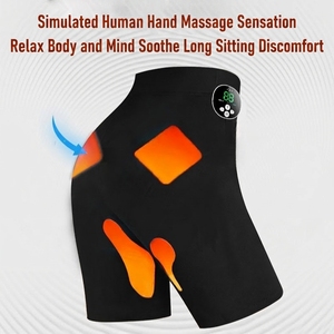 Sous-vêtements de massage EMS rechargeables, thérapie chauffante 4 zones, soulagement sédentarité, <span class=keywords><strong>appareil</strong></span> portable, pantalon amincissant intelligent unisexe - Product Image 2