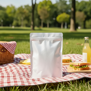 Bolsas de Embalaje de Café Reutilizables de Papel de Aluminio Mylar de 23*35+5cm <span class=keywords><strong>al</strong></span> por Mayor para Alimentos, Granos de Café, Té, Cereales, Bolsa con Cierre Vertical - Product Image 5