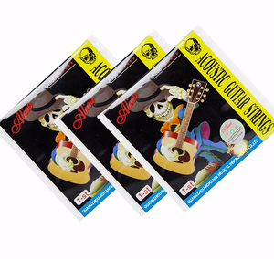 10 Sätze pro Karton Alice A206-L Akustik gitarren saiten 1.-6. Leichter Edelstahl kern Phosphor bronze Farbe - Product Image 2