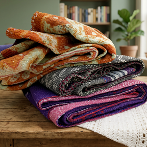 Couette Kantha réversible, vente en gros, nouveauté - Product Image 3