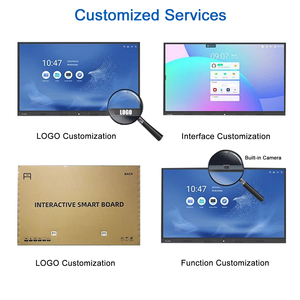 Huayu 75-inch 4K HD màn hình phẳng tương tác thông minh Bảng trắng kỹ thuật số cảm ứng hồng ngoại màn hình treo tường Màn hình LCD cao - Product Image 6