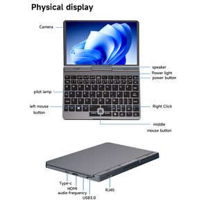 2023 <span class=keywords><strong>MiniBook</strong></span> 8 pulgadas IPS LCD Intel Alder Lake N100 Quad Core WIN10 OS DDR5 12GB RAM Pocket Mini Touch Laptop para inglés - Product Image 6