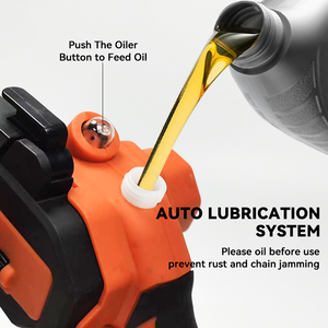 Mini tronçonneuse sans fil de 6 pouces de qualité industrielle, personnalisable OEM, alimentée par batterie, pour l'élagage des branches d'arbres et le jardinage - Product Image 4
