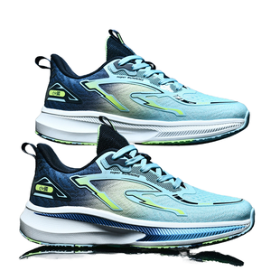 <span class=keywords><strong>Chaussures</strong></span> de sport pour hommes, nouvelle conception du fabricant, logo personnalisé, mode, lacets, respirantes, absorption des chocs, <span class=keywords><strong>l</strong></span>égères - Product Image 1