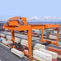 Grue portique sur rail RMG robuste de 30 tonnes et 40 tonnes pour terminal de conteneurs portuaires