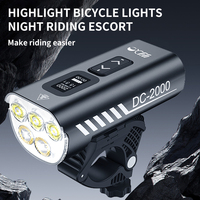 Neue LED-Fahrradlampe 2000lm Nacht-Fahrradzubehör USB-Aufladung Wasserdichter Hochleistungs-Fahrradscheinwerfer