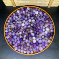 Vente en gros de sphères d'améthyste naturelle, cristaux énergétiques, pierres de guérison, mini-boules de cristal pour la décoration de la maison