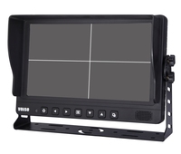 1080P DVR Quad 9 pouces Moniteur Caméra Système IP69K Imperméable