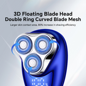 Portable Mini <b>Shaver</b> for Men Three-Blade Magnetic Hair Trimmer With USB Power Source Home Hotel Use Triple Blade <b>Shaver</b> - Product Image 4