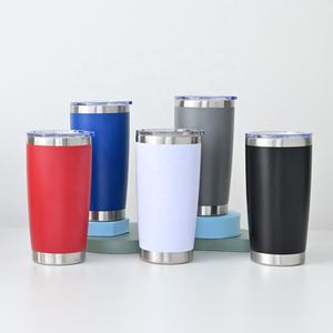 Gobelet à café personnalisé avec logo, 20 oz, 30 oz, double paroi, en acier inoxydable, isolé, tasse de voyage, anti-fuite - Product Image 6