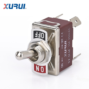 สวิตช์แบบกดติดปล่อยดับ รุ่น XURUI XT-21AF DPST แบบรีเซ็ตอัตโนมัติ  วัสดุพลาสติก สำหรับเรือ (ON)-OFF พร้อมขั้วต่อแบบ Spade อุปกรณ์ไฟฟ้า - Product Image 3