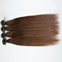 Extensions de cheveux naturels 100 % véritables à pointe K et V invisibles, qualité supérieure, cheveux vierges Remy, cuticules alignées, qualité professionnelle – Meilleures ventes