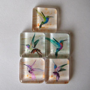 แม่เหล็กติดตู้เย็นทรงสี่เหลี่ยมแบบวินเทจ MH-QT0424 - Product Image 3