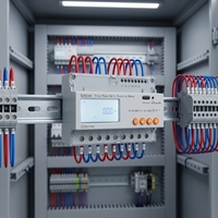 Compteur d'énergie triphasé AC Acrel DTSD1352-C pour onduleur solaire à exportation zéro sur rail DIN pour système de gestion de l'énergie des centres de données
