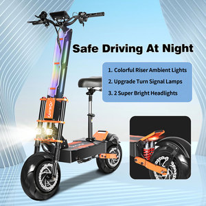 Scooter Eléctrico Toursor X8 60V 40Ah con Doble Motor, Velocidad de 80 km/h, Plegable, para Adultos, con Ruedas de 13 Pulgadas - Product Image 4