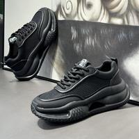 Chaussures Homme Transfrontalières de Haute Qualité Grandes Tailles ; Nouvelle Marque Tendance Respirante à Lacets Color Block Été Sport Décontracté