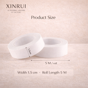 Ruban Adhésif Corporel Transparent en Soie/Coton Confortable pour Vêtements, Idéal pour les Hauts Décolletés et les Colliers de Chemisiers pour Femmes - Vente en Gros - Product Image 2