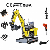 Mini-excavatrice sur chenilles SDLOT / Moteur électrique Laidong certifié CE EURO5 EPA Haute Efficacité Livraison Gratuite pour la Construction