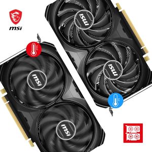 การ์ดจอ GeForce RTX 4060 Ti Ventus 2X Black 8GB OC GPU 18Gbps PCIe 4.0 หน่วยความจำเดสก์ท็อป GDDR6 - Product Image 3