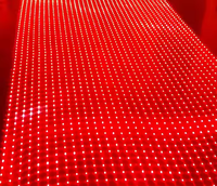 Tapis magique de levage extérieur à écran souple P25 LED avec affiche numérique transparente de vol de drone et affichage de tapis volant