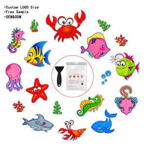 Tiras <span class=keywords><strong>Antideslizantes</strong></span> para Baño, Redondas, Transparentes, con Rayas Onduladas, de PEVA, Impermeables, Decorativas, Adhesivos de Seguridad <span class=keywords><strong>Antideslizantes</strong></span> - Product Image 6