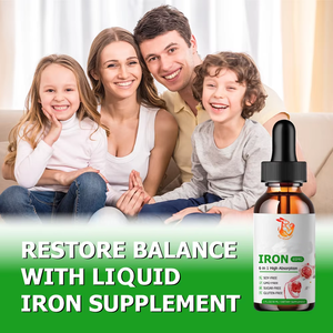 Complément Nutritionnel Liquide de Fer Végétalien Sans Gluten pour Adultes, à Base de Plantes, avec Vitamines C & D, pour Booster l'Énergie – Vente Directe Usine - Product Image 6