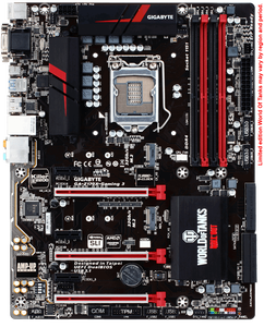 เมนบอร์ดเดสก์ท็อป Hotsale ATX GIGABYTE Z170X-Gaming 3 รองรับ LGA1151 สำหรับ <span class=keywords><strong>Intel</strong></span> รุ่นที่ 6/7 ซีพียู <span class=keywords><strong>Z170</strong></span> I7/I5/I3 DDR4 สี่ช่องสัญญาณ 64GB - Product Image 1