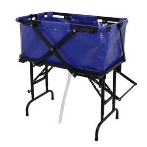 Bañera Plegable Ecológica de PVC y Poliéster para Mascotas, Productos de Limpieza y Aseo, Champús para Perros para una Higiene Óptima en el Baño - Product Image 4