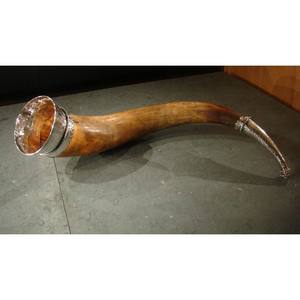 เขาแกะแกะสลักคุณภาพสูงพร้อมขาตั้ง ขอบทองเหลือง ทำจากเขาแท้ ผลิตภัณฑ์ลดราคา เป็นมิตรกับสิ่งแวดล้อม - Product Image 3