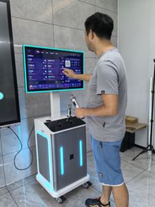 Altavoz de fiesta de 10 pulgadas, <span class=keywords><strong>equipo</strong></span> de sonido, micrófono inalámbrico, juego de <span class=keywords><strong>Karaoke</strong></span> <span class=keywords><strong>con</strong></span> <span class=keywords><strong>pantalla</strong></span> táctil para fiesta - Product Image 2