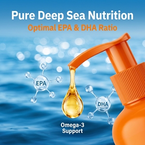 100% Natuurlijke Visolie Voedingsupplement voor Huisdieren <span class=keywords><strong>Omega</strong></span> <span class=keywords><strong>3</strong></span> Vloeibare DHA EPA Gezondheid Wilde Noorse Zalmolie Hond Vitamine E Medium - Product Image 5