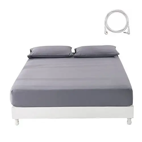 Aterramento folhas para aterramento Queen Size aterramento cabido lençóis com 15 Ft para melhor sono nos soquetes