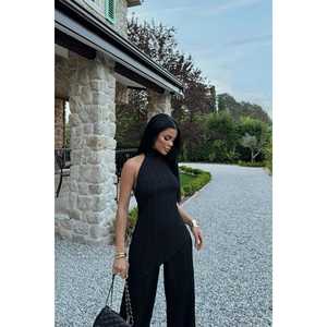 Conjunto de Vestidos de Noche Negros Estrella sin Espalda - Product Image 5