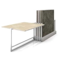 Kunden spezifisches Metall-rotierendes Marmorkeramik-Hochleistungs-Granitfliesen-Ausstellungs regal für Ausstellungs raum