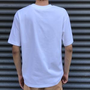 सफेद टी-शर्ट शॉर्ट्स आस्तीन कस्टम खुद के डिजाइन ग्रीष्मकालीन रंगीन टी-शर्ट पहनना आपके अपने ब्रांड पुरुषों की टी-शर्ट बनाते हैं - Product Image 4