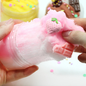 Kit de slime doux et moelleux, parfumé aux fruits, non collant, argile à modeler, jeu sensoriel, soulagement de l'anxiété, décoration de bureau, slime - Product Image 5