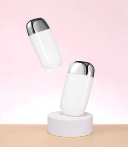 OEM ODM Round Shape 50g PE <b>Plastic</b> Cosmetic Jar Hand Cream Body Lotion Sunscreen Skin Care <b>Empty</b> <b>Bottle</b> Packaging Container - Product Image 1