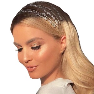 Super Fairy เครื่องประดับงานแต่งสำหรับเจ้าสาว,เครื่องประดับศีรษะที่คาดผมหลายชั้นแถบคาดผมเซอร์คอนเป็นประกายสำหรับผู้หญิง - Product Image 4