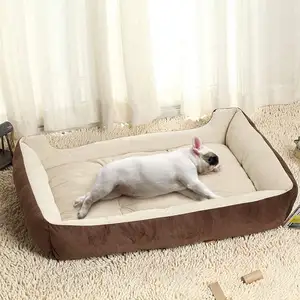 Toptan Anti kayma Camas Para Perros yıkanabilir Pet uyku kanepe rahat ısınma lüks evcil hayvan yatağı köpek kedi için