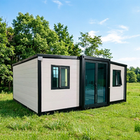 Maison conteneur extensible de 40 pieds à assemblage rapide et mobile, moderne et polyvalente, pour bureau, école, atelier, bâtiment de bureaux préfabriqué