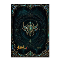 Vente en gros de diverses cartes de collection en métal, cartes à jouer sur le thème des déesses d'anime et de dessins animés, jeux de société et jouets