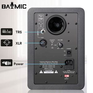 AOSHEN BX5D2 Enceintes de studio actives en bois à deux voies de 5 pouces, noires, pour diffusion en direct et ordinateur - Product Image 4