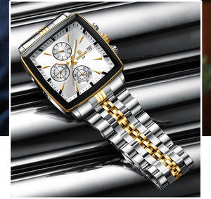 REWARD 81100M Reloj de Pulsera de Acero para Hombre, Cuarzo, Multifuncional, Luminoso, Resistente al Agua, Calendario, Cronógrafo, Reloj de Lujo para Hombre - Product Image 6