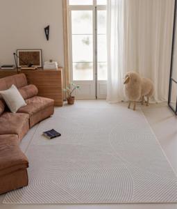 Tùy Chỉnh Kích Thước Bán Buôn Chống Vết <span class=keywords><strong>Pp</strong></span> Đồng Bằng Khu Vực Lớn Thảm Phong Cách Bắc Âu Không Thấm Nước Polypropylene Dệt Cạnh Giường Ngủ Thảm Tapis - Product Image 2