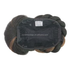 Novedades en Extensiones de Cabello Sintético, <span class=keywords><strong>Moño</strong></span> Tipo Domo, Chignon <span class=keywords><strong>Largo</strong></span>, Extensiones de Cabello <span class=keywords><strong>con</strong></span> Cordón, Chignon Tipo <span class=keywords><strong>Donut</strong></span>, Yaki Kinky, Accesorios para Pelucas <span class=keywords><strong>con</strong></span> Clip - Product Image 6
