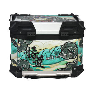 Valise arrière à dégagement rapide en alliage d'aluminium 45L pour scooter, sacoche de moto, accessoires moto - Product Image 4