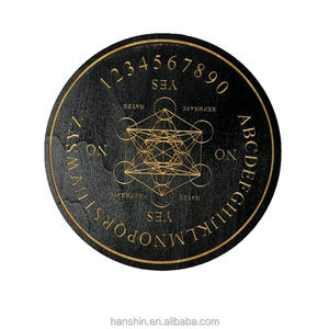 Aanpasbare 15Cm Zwarte Houten Bak Cup Isolatie Pad Basswood Energy Pad Diy Ambachten En Huisdecoraties - Product Image 5