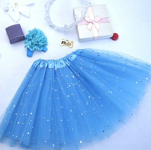 Falda Tutú Infantil para Niña, Falda Tutú Mini con Estampado de Estrellas para Niñas de 3 a 10 Años, Tutú de Ballet - Product Image 3